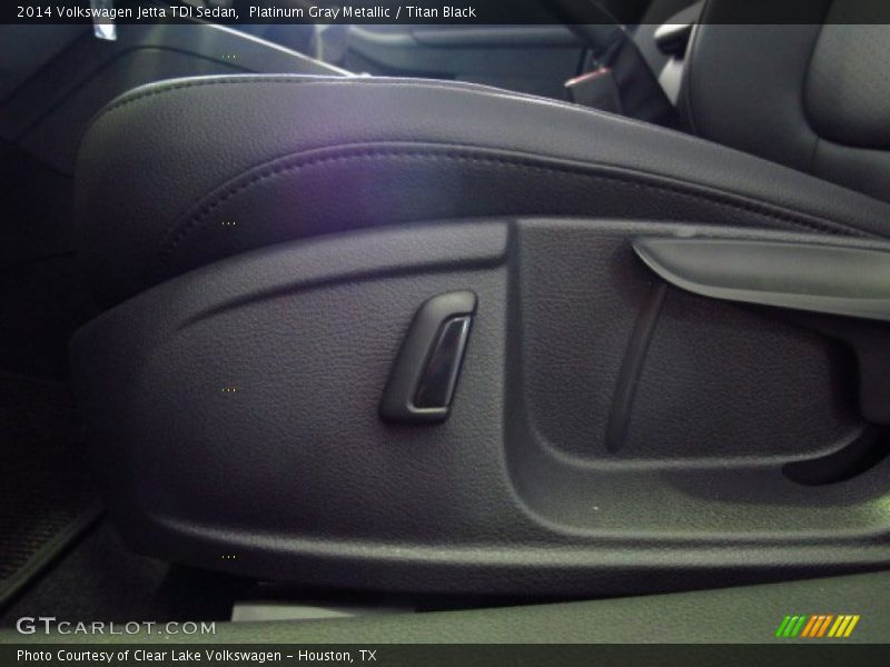Platinum Gray Metallic / Titan Black 2014 Volkswagen Jetta TDI Sedan