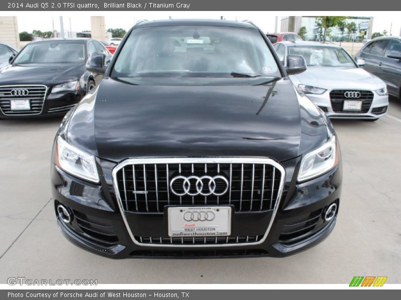 Brilliant Black / Titanium Gray 2014 Audi Q5 2.0 TFSI quattro