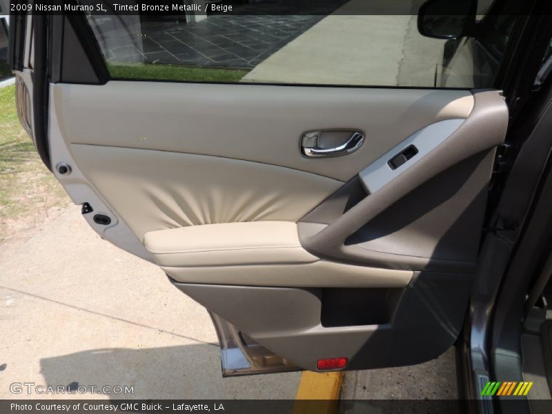 Tinted Bronze Metallic / Beige 2009 Nissan Murano SL