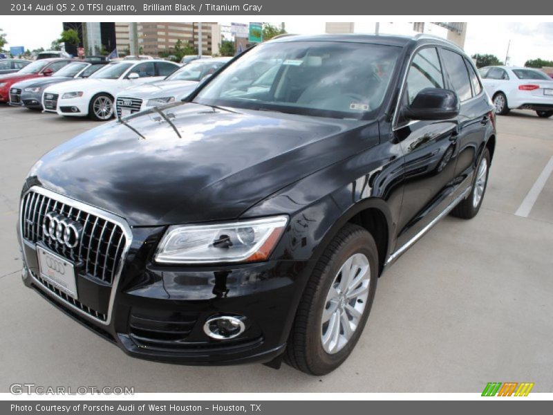 Brilliant Black / Titanium Gray 2014 Audi Q5 2.0 TFSI quattro