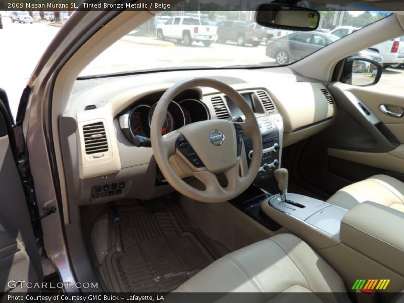 Tinted Bronze Metallic / Beige 2009 Nissan Murano SL