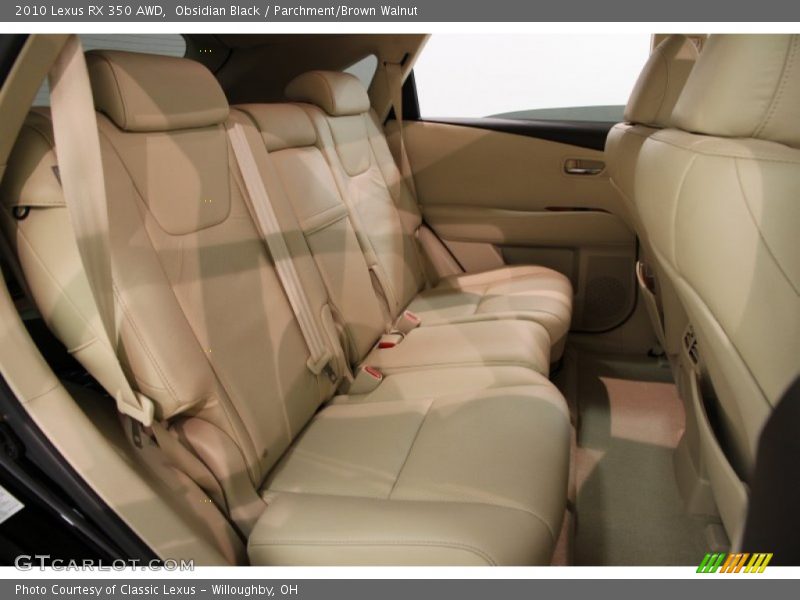 Obsidian Black / Parchment/Brown Walnut 2010 Lexus RX 350 AWD