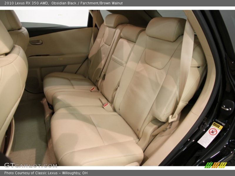 Obsidian Black / Parchment/Brown Walnut 2010 Lexus RX 350 AWD