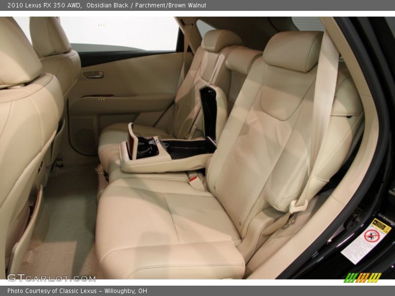 Obsidian Black / Parchment/Brown Walnut 2010 Lexus RX 350 AWD