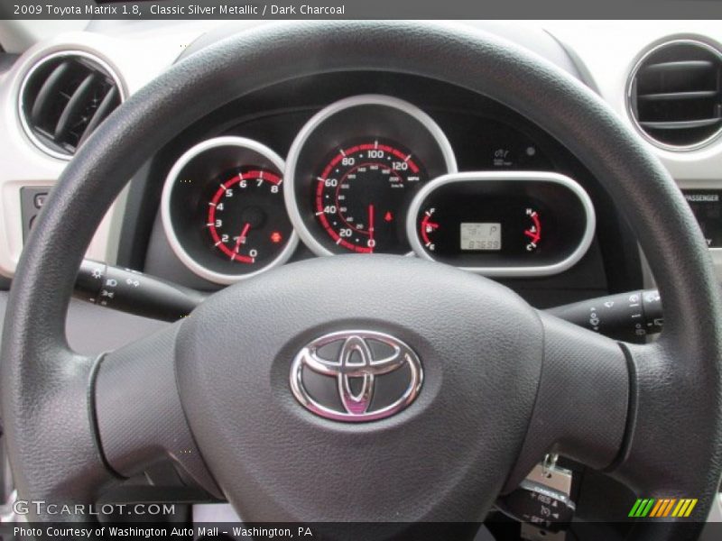 Classic Silver Metallic / Dark Charcoal 2009 Toyota Matrix 1.8