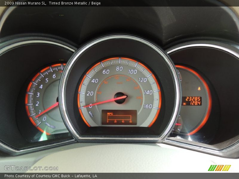 Tinted Bronze Metallic / Beige 2009 Nissan Murano SL