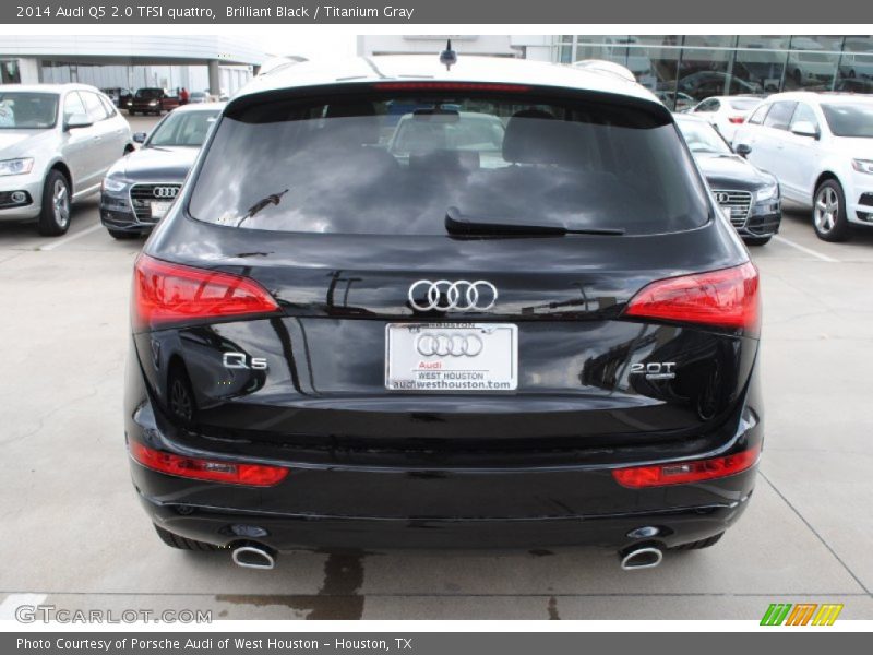 Brilliant Black / Titanium Gray 2014 Audi Q5 2.0 TFSI quattro
