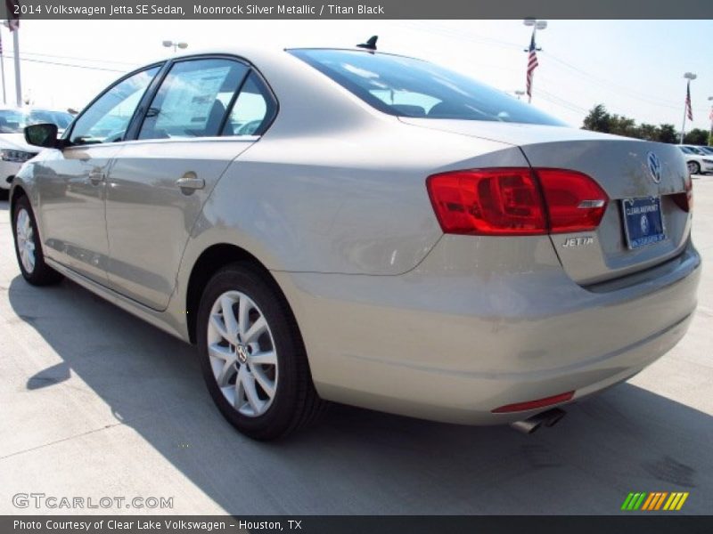 Moonrock Silver Metallic / Titan Black 2014 Volkswagen Jetta SE Sedan