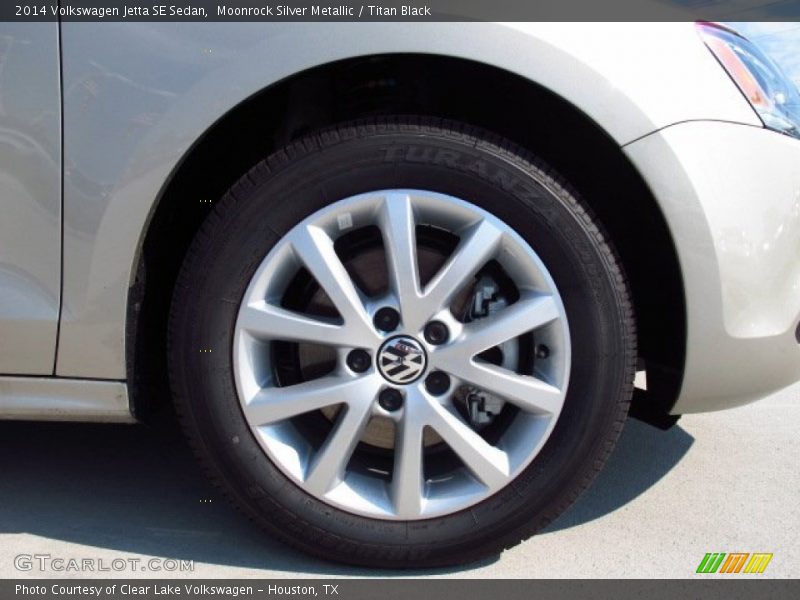 Moonrock Silver Metallic / Titan Black 2014 Volkswagen Jetta SE Sedan