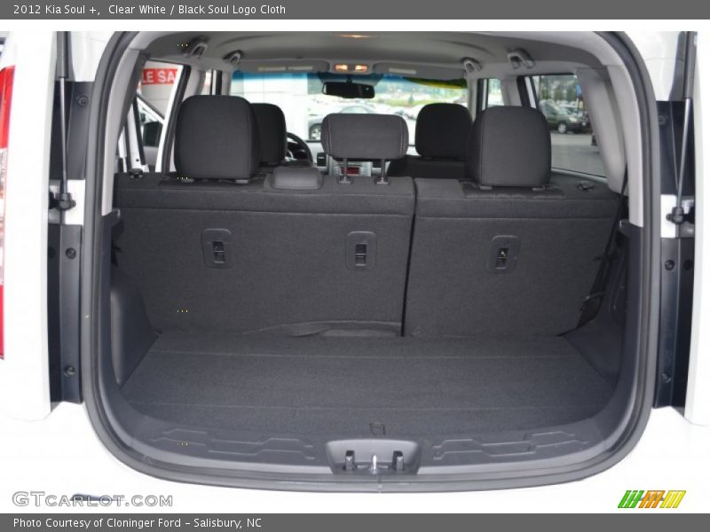 Clear White / Black Soul Logo Cloth 2012 Kia Soul +