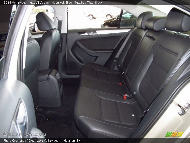 Rear Seat of 2014 Jetta SE Sedan