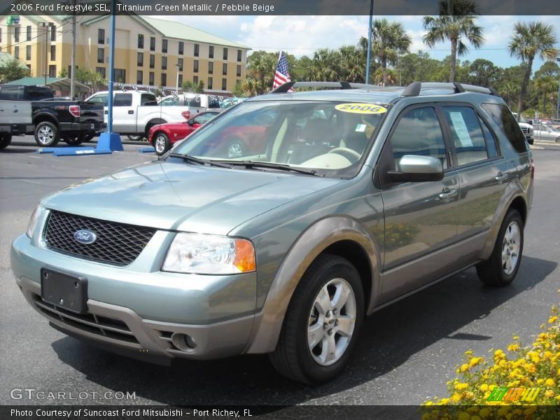 Titanium Green Metallic / Pebble Beige 2006 Ford Freestyle SEL