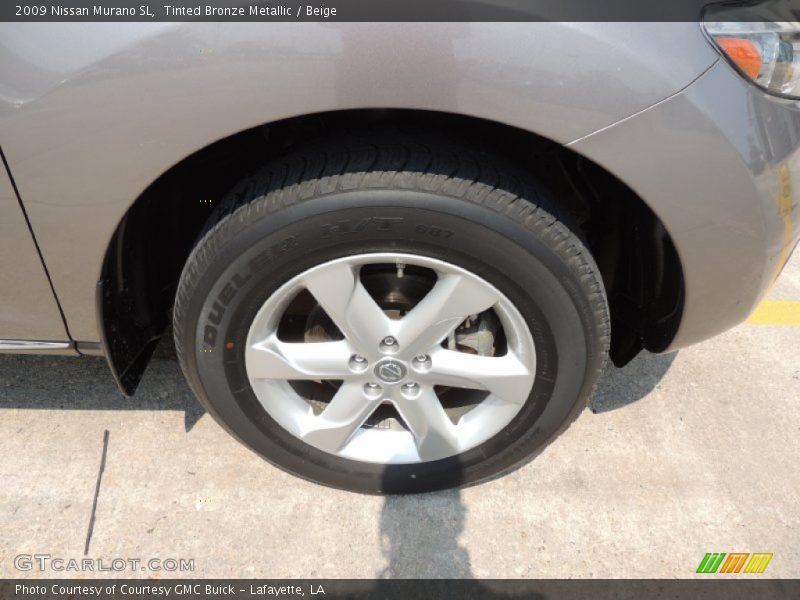 Tinted Bronze Metallic / Beige 2009 Nissan Murano SL