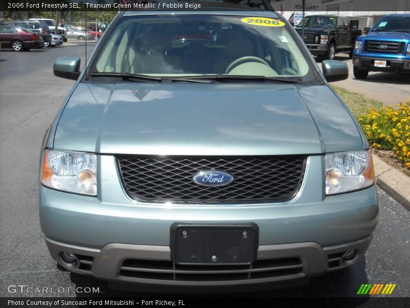 Titanium Green Metallic / Pebble Beige 2006 Ford Freestyle SEL