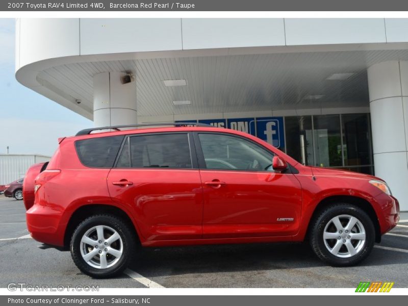  2007 RAV4 Limited 4WD Barcelona Red Pearl