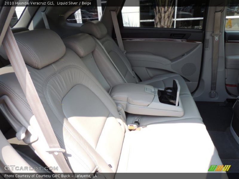 Liquid Silver / Beige 2010 Hyundai Veracruz GLS