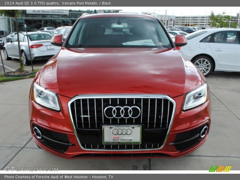 Volcano Red Metallic / Black 2014 Audi Q5 3.0 TFSI quattro