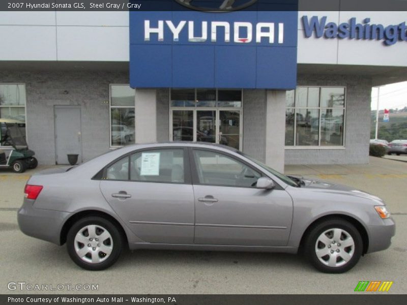 Steel Gray / Gray 2007 Hyundai Sonata GLS
