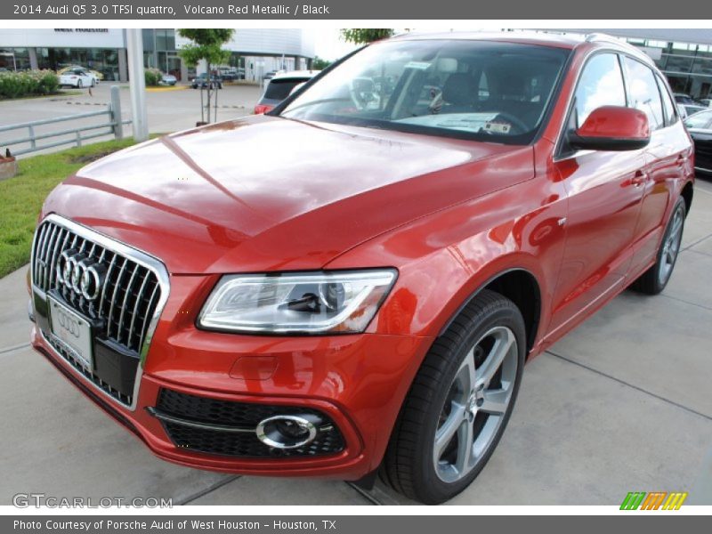 Volcano Red Metallic / Black 2014 Audi Q5 3.0 TFSI quattro