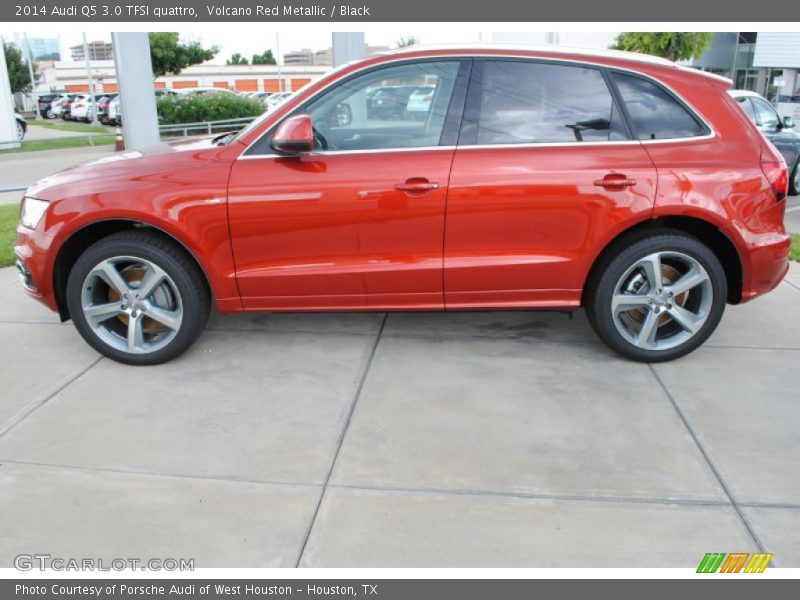 Volcano Red Metallic / Black 2014 Audi Q5 3.0 TFSI quattro