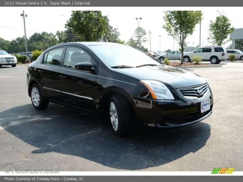 Super Black / Charcoal 2012 Nissan Sentra 2.0
