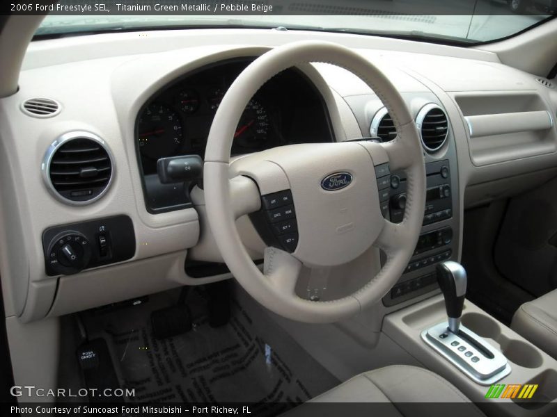Titanium Green Metallic / Pebble Beige 2006 Ford Freestyle SEL