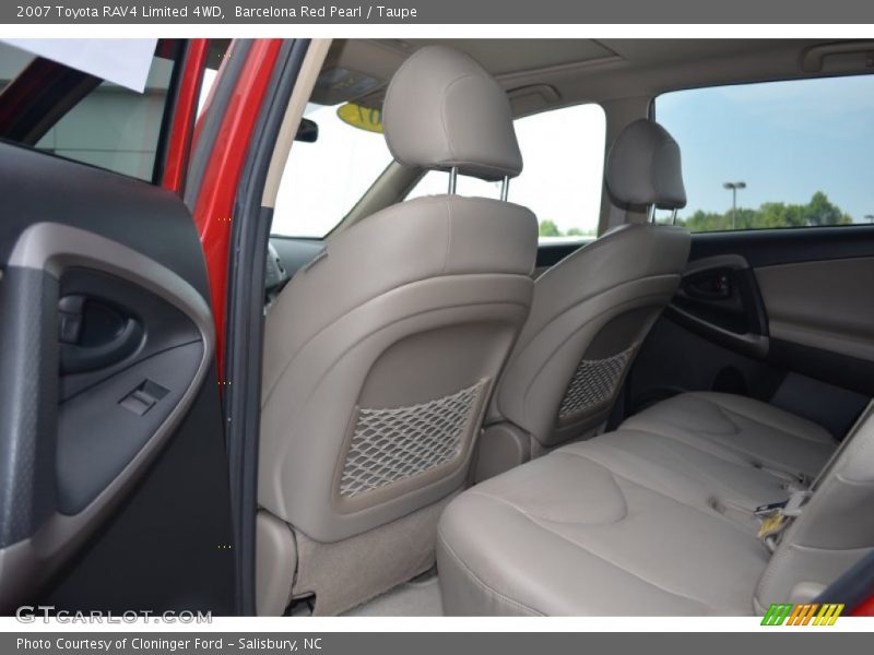 Barcelona Red Pearl / Taupe 2007 Toyota RAV4 Limited 4WD