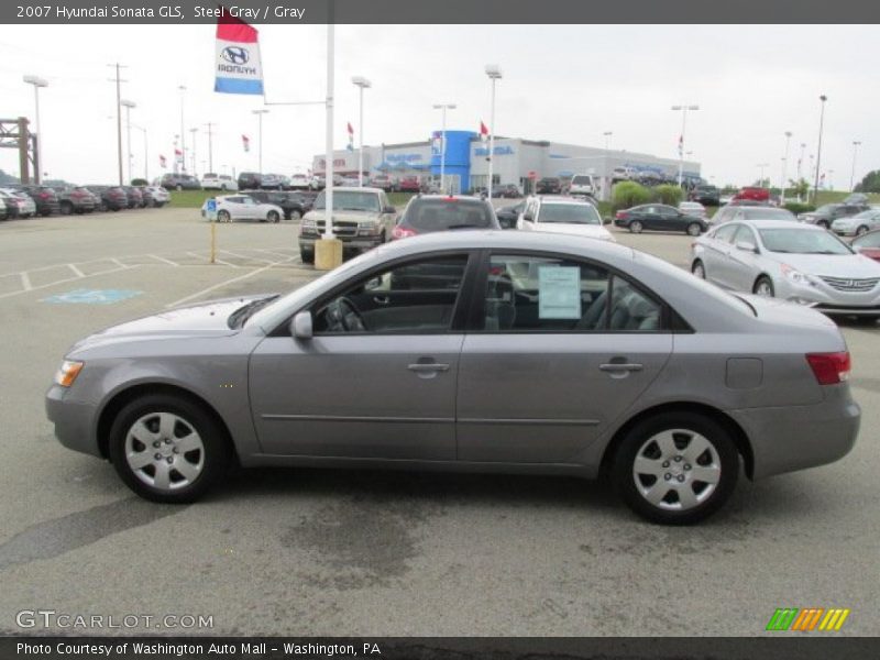 Steel Gray / Gray 2007 Hyundai Sonata GLS