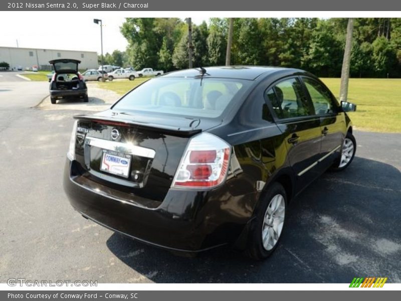 Super Black / Charcoal 2012 Nissan Sentra 2.0