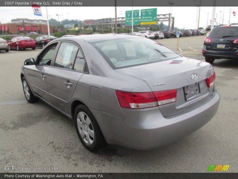 Steel Gray / Gray 2007 Hyundai Sonata GLS