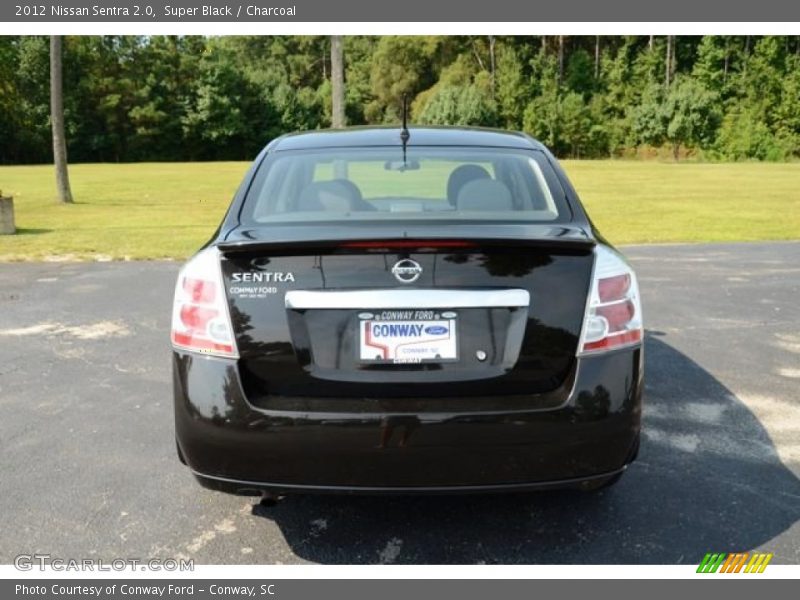 Super Black / Charcoal 2012 Nissan Sentra 2.0