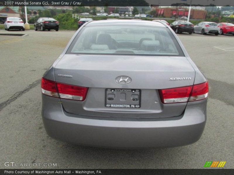 Steel Gray / Gray 2007 Hyundai Sonata GLS