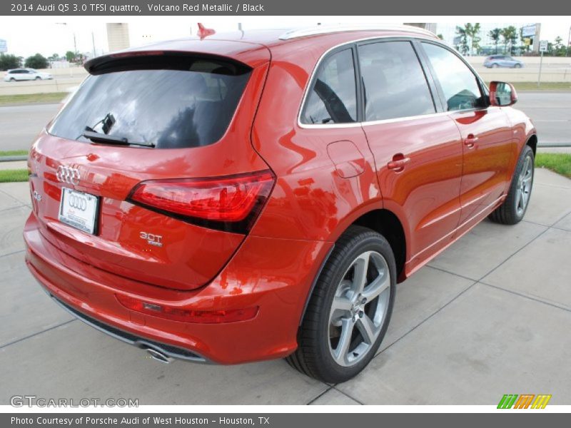Volcano Red Metallic / Black 2014 Audi Q5 3.0 TFSI quattro