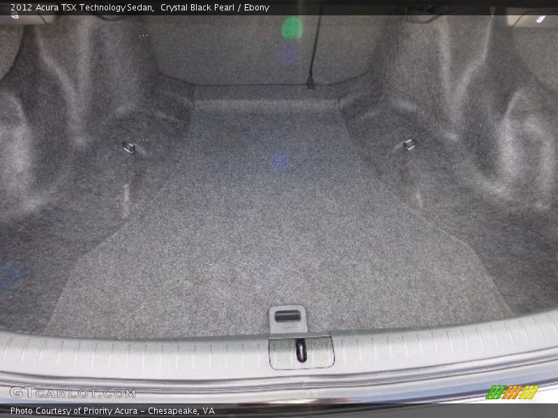 Crystal Black Pearl / Ebony 2012 Acura TSX Technology Sedan