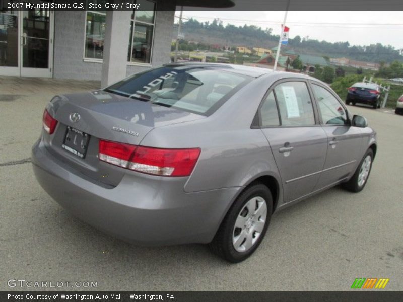 Steel Gray / Gray 2007 Hyundai Sonata GLS