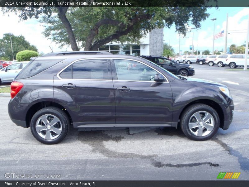 Tungsten Metallic / Brownstone/Jet Black 2014 Chevrolet Equinox LT