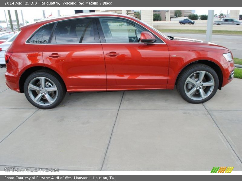 Volcano Red Metallic / Black 2014 Audi Q5 3.0 TFSI quattro