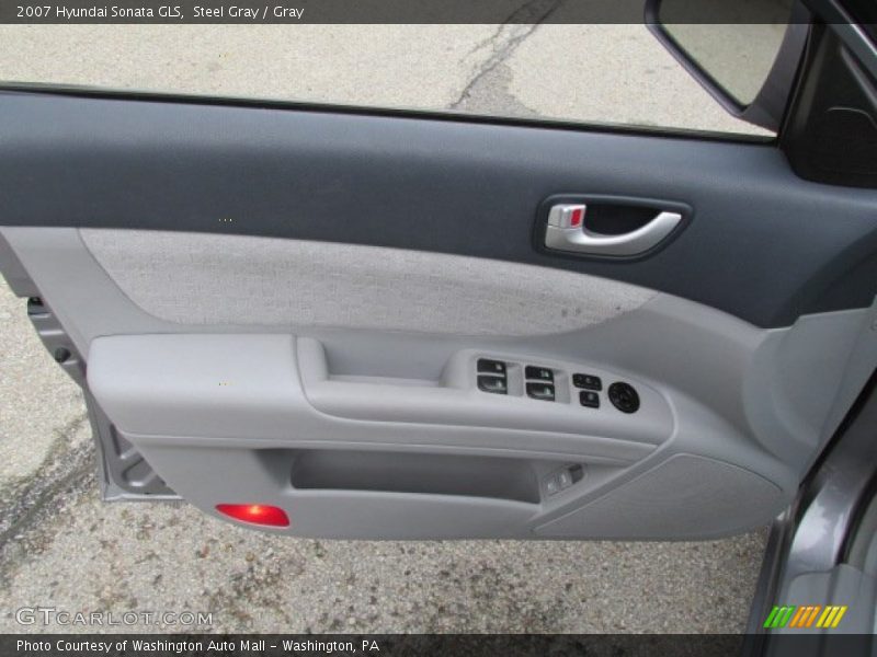 Steel Gray / Gray 2007 Hyundai Sonata GLS