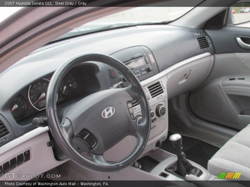 Steel Gray / Gray 2007 Hyundai Sonata GLS