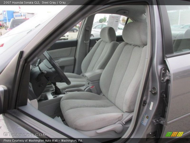 Steel Gray / Gray 2007 Hyundai Sonata GLS