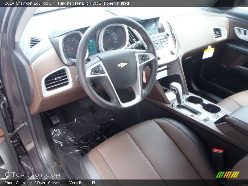 Brownstone/Jet Black Interior - 2014 Equinox LT 