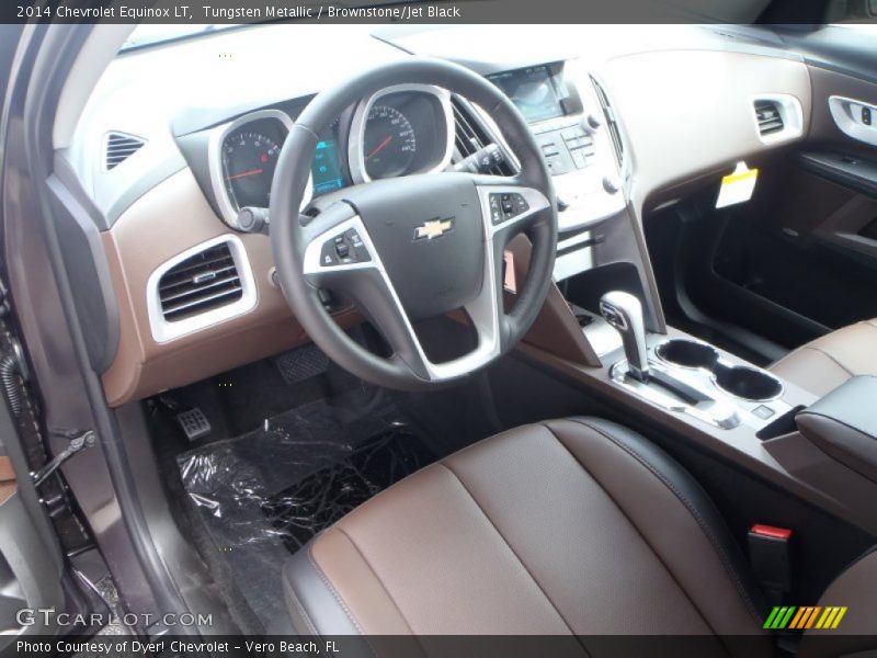 Brownstone/Jet Black Interior - 2014 Equinox LT 