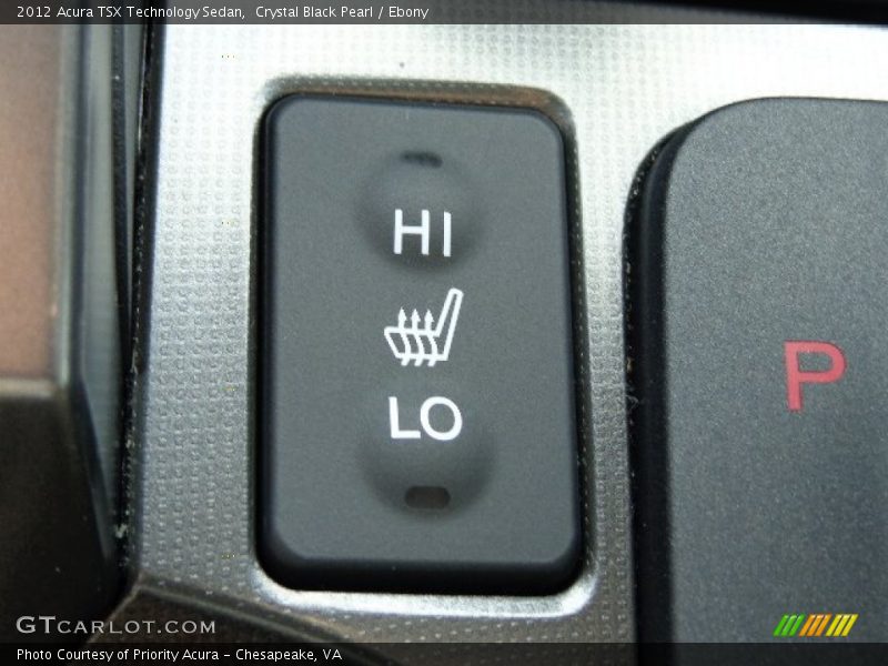 Crystal Black Pearl / Ebony 2012 Acura TSX Technology Sedan