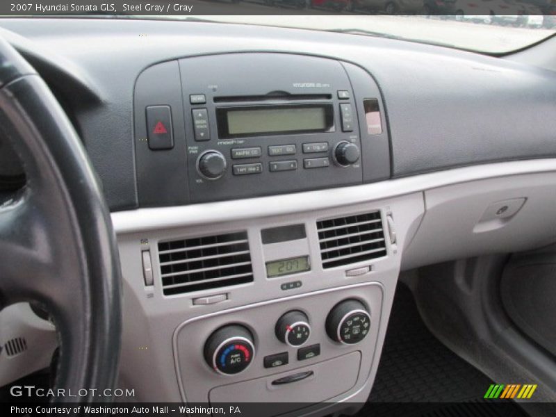 Steel Gray / Gray 2007 Hyundai Sonata GLS