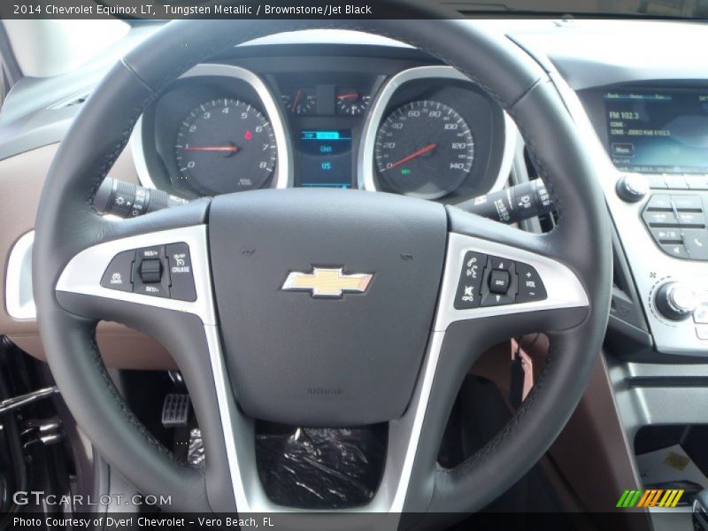 Tungsten Metallic / Brownstone/Jet Black 2014 Chevrolet Equinox LT