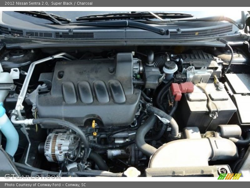 Super Black / Charcoal 2012 Nissan Sentra 2.0