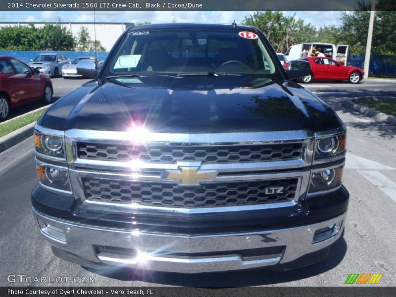 Black / Cocoa/Dune 2014 Chevrolet Silverado 1500 LTZ Crew Cab