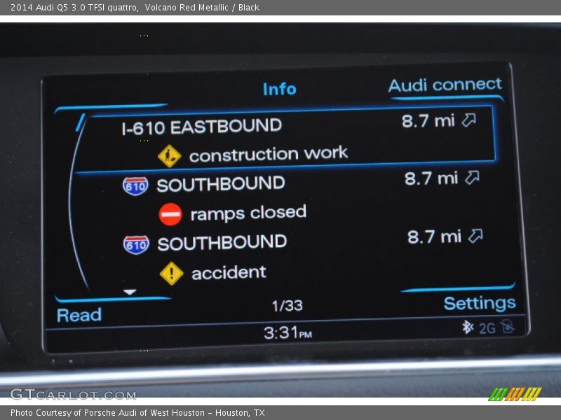 Volcano Red Metallic / Black 2014 Audi Q5 3.0 TFSI quattro