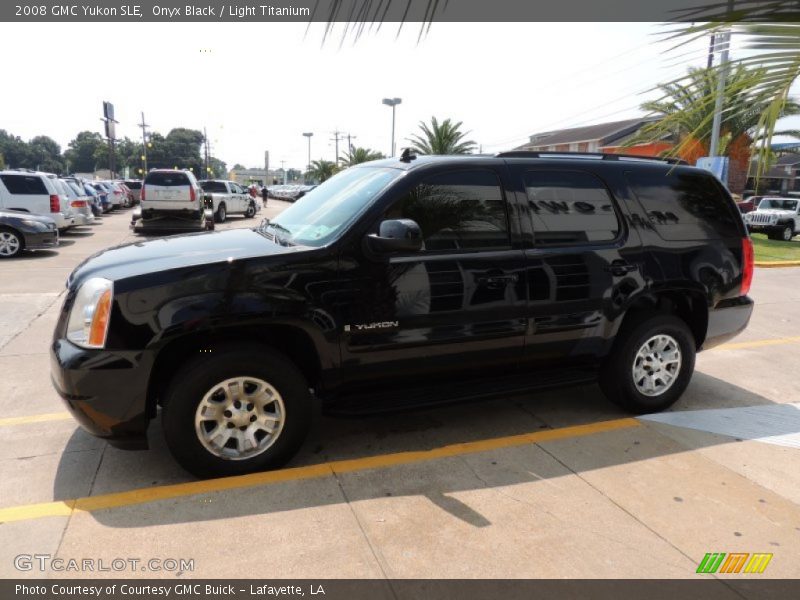 Onyx Black / Light Titanium 2008 GMC Yukon SLE