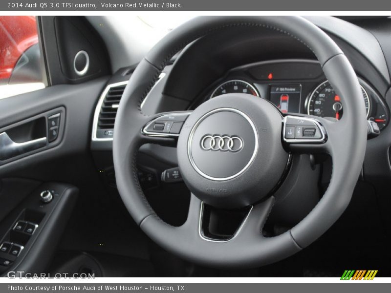 Volcano Red Metallic / Black 2014 Audi Q5 3.0 TFSI quattro